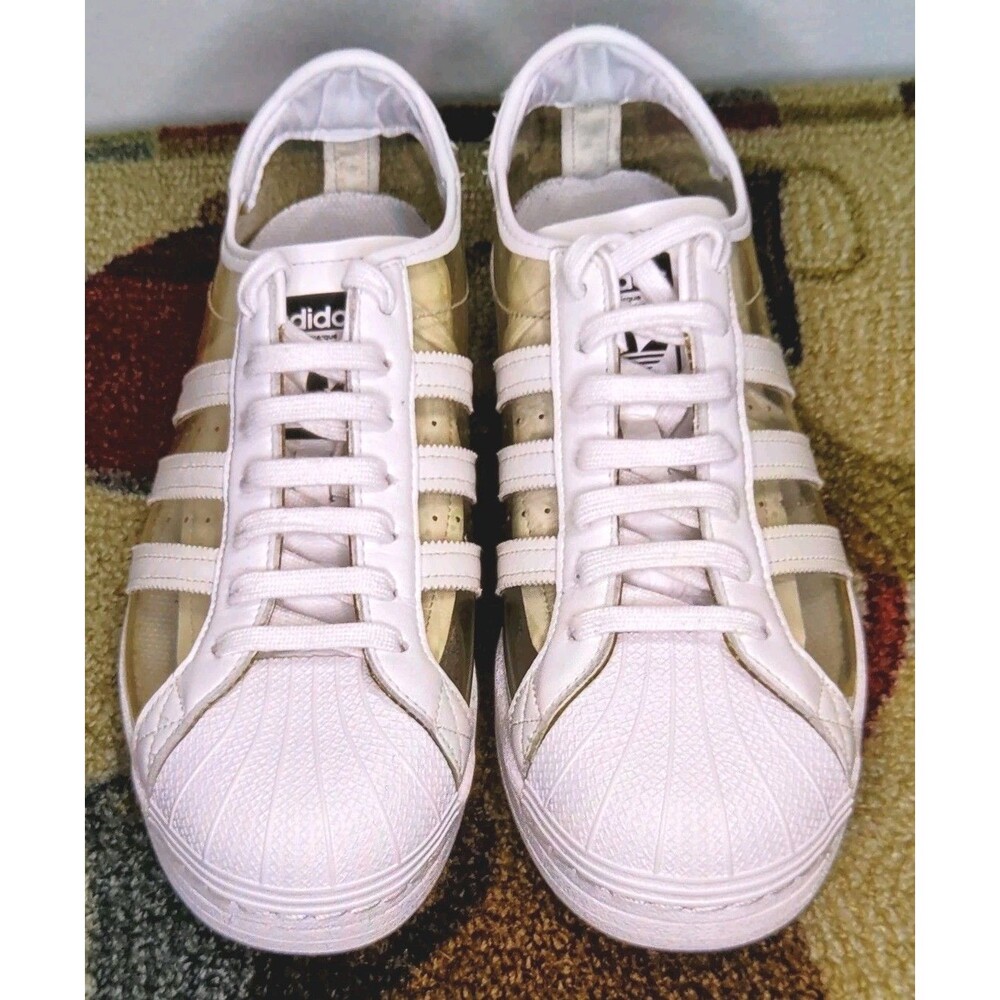 Adidas Originals Superstar Shell Toe Transparent Clear/White FZ0245  Men's 10